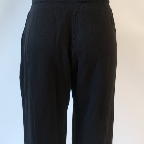 Womens The Range Black Elastic Drawstring Waist Cropped Jogger Sweatpants L - Picture 11 of 13